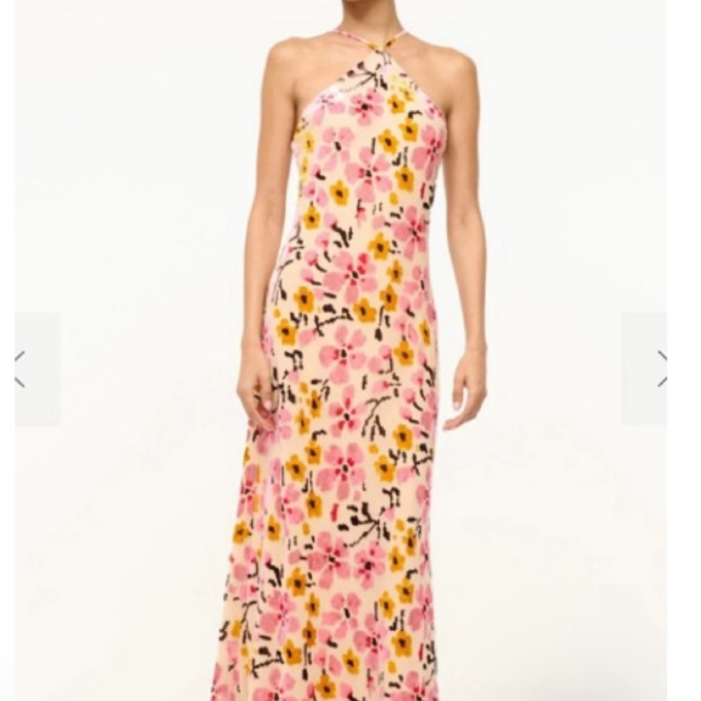 Staud Cubism Dress in Blossom Floral